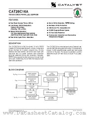 CAT28C16A datasheet pdf Catalyst Semiconductor