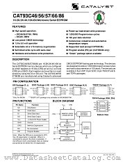 CAT93C46 datasheet pdf Catalyst Semiconductor