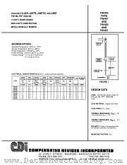 1N4461 datasheet pdf Compensated Devices Incorporated