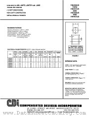 1N4460US datasheet pdf Compensated Devices Incorporated