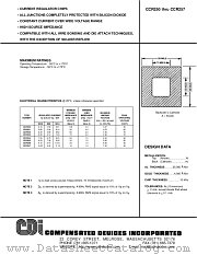 CCR254 datasheet pdf Compensated Devices Incorporated