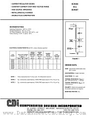 DCR256 datasheet pdf Compensated Devices Incorporated