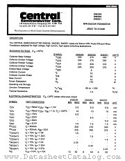 2N6251 datasheet pdf Central Semiconductor