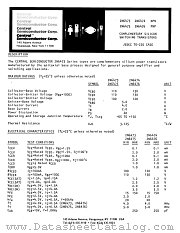 2N6474 datasheet pdf Central Semiconductor