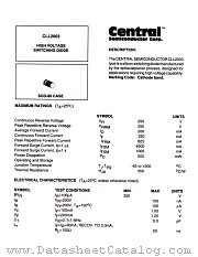 CLL2003 datasheet pdf Central Semiconductor