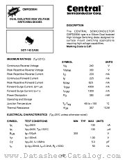 CMFD2004I datasheet pdf Central Semiconductor