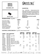 CMPF4391 datasheet pdf Central Semiconductor