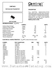 CMPT4033 datasheet pdf Central Semiconductor