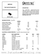 CMPT5401 datasheet pdf Central Semiconductor