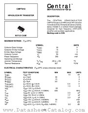 CMPT918 datasheet pdf Central Semiconductor