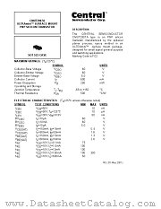 CMUT2907A datasheet pdf Central Semiconductor