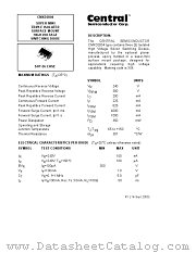 CMXD2004 datasheet pdf Central Semiconductor