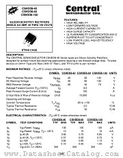 CSHDD8-40 datasheet pdf Central Semiconductor