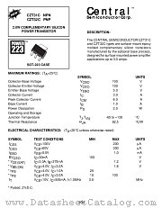 CZT31C datasheet pdf Central Semiconductor