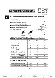 CEB4060AL datasheet pdf Chino-Excel Technology