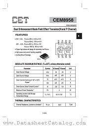 CEM8958 datasheet pdf Chino-Excel Technology