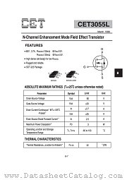 CET3055L datasheet pdf Chino-Excel Technology