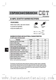 CSB20C04 datasheet pdf Chino-Excel Technology