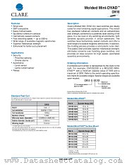 CM10-2289 datasheet pdf Clare Inc