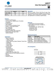 LAA127S datasheet pdf Clare Inc