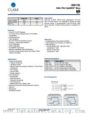 LBA110LS datasheet pdf Clare Inc