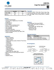 LCA125LSTR datasheet pdf Clare Inc