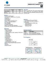 LCA211S datasheet pdf Clare Inc