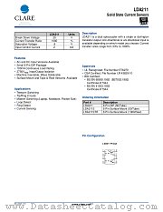 LDA211 datasheet pdf Clare Inc