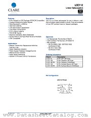 LOC112P datasheet pdf Clare Inc