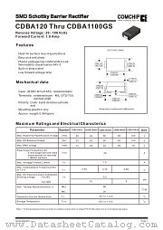 CDBA180GS datasheet pdf Comchip Technology