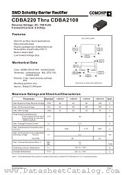 CDBA2100 datasheet pdf Comchip Technology
