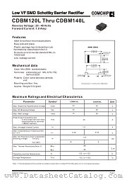 CDBM140L datasheet pdf Comchip Technology