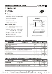 CDBS0145 datasheet pdf Comchip Technology