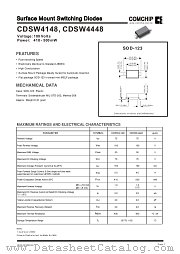 CDSW4148 datasheet pdf Comchip Technology