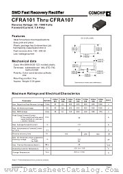 CFRA101 datasheet pdf Comchip Technology