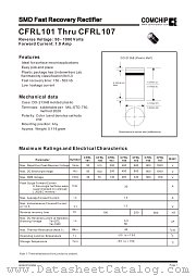 CFRL101 datasheet pdf Comchip Technology