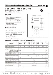 CSFL105 datasheet pdf Comchip Technology