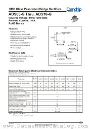 ABS6-G datasheet pdf Comchip Technology