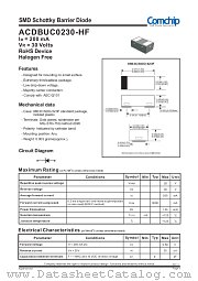 ACDBUC0230-HF datasheet pdf Comchip Technology