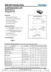 ACPDQC5V0C-HF datasheet pdf Comchip Technology