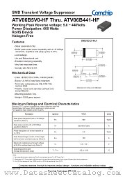 ATV06B7V0J-HF datasheet pdf Comchip Technology