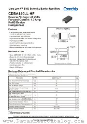 CDBA140LL-HF datasheet pdf Comchip Technology