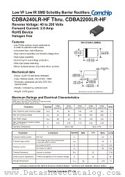 CDBA240LR-HF datasheet pdf Comchip Technology