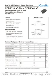 CDBA320L-G datasheet pdf Comchip Technology