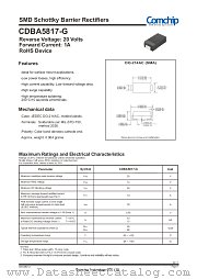 CDBA5817-G datasheet pdf Comchip Technology