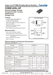 CDBB140SL-HF datasheet pdf Comchip Technology