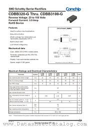 CDBB320-G datasheet pdf Comchip Technology