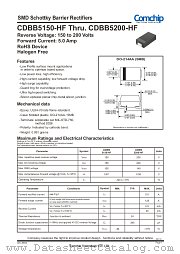 CDBB5150-HF datasheet pdf Comchip Technology