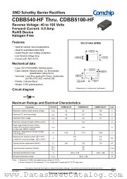 CDBB540-HF datasheet pdf Comchip Technology