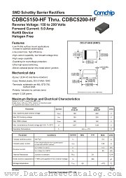 CDBC5200-HF datasheet pdf Comchip Technology